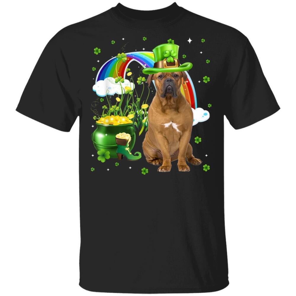 Boerboel St Patricks Day Irish Shamrock Dog Tshirt